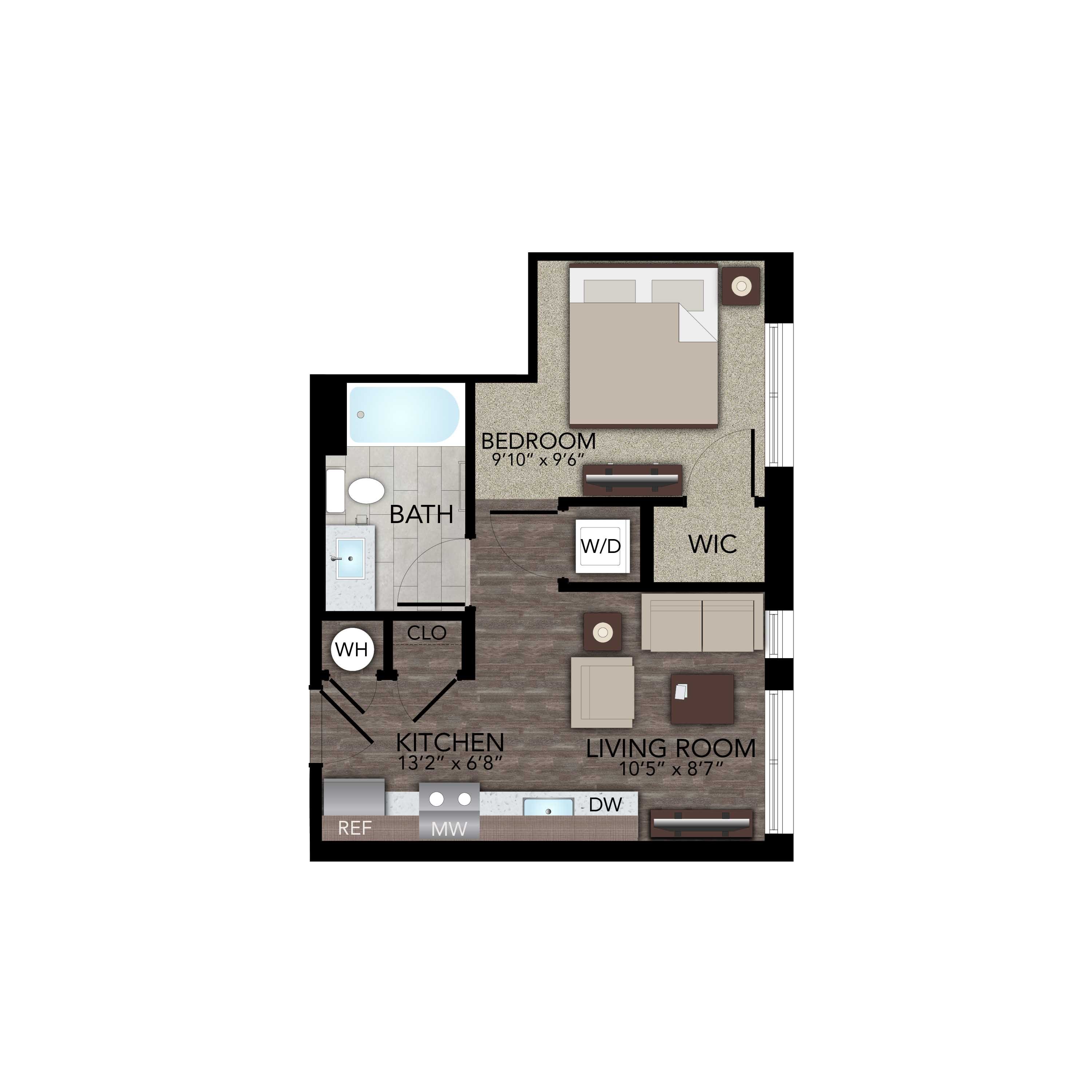 Studios Floor Plan 1
